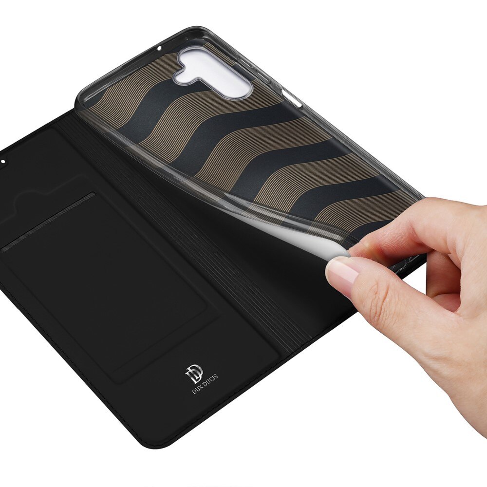 Étui portefeuille Skin Pro Series Samsung Galaxy A14, Noir
