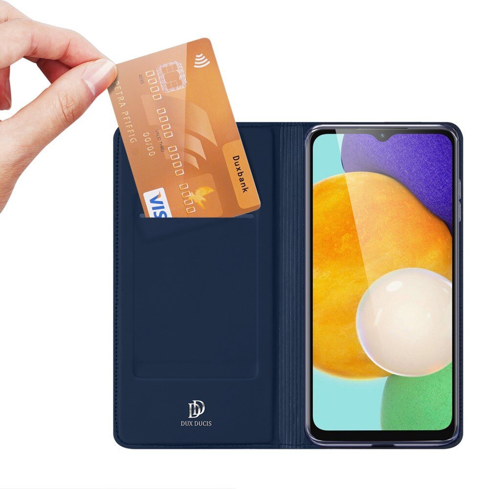 Étui portefeuille Skin Pro Series Samsung Galaxy A14, Bleu