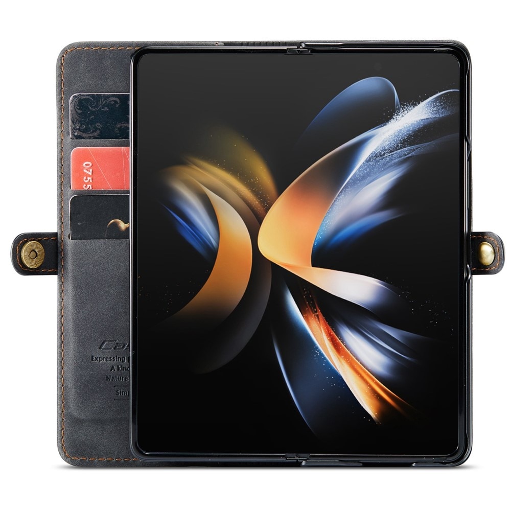 Étui portefeuille mince Samsung Galaxy Z Fold 4 noir