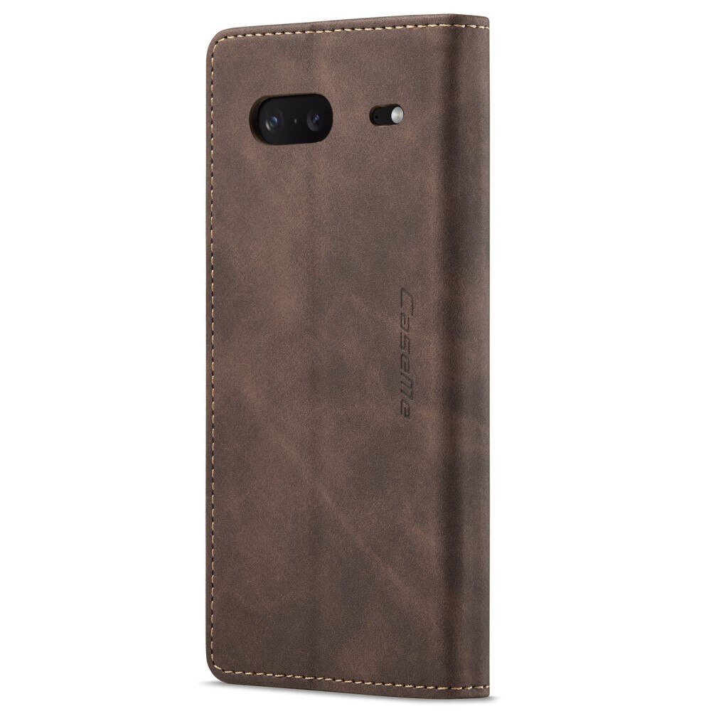 Étui portefeuille mince Google Pixel 7, Marron