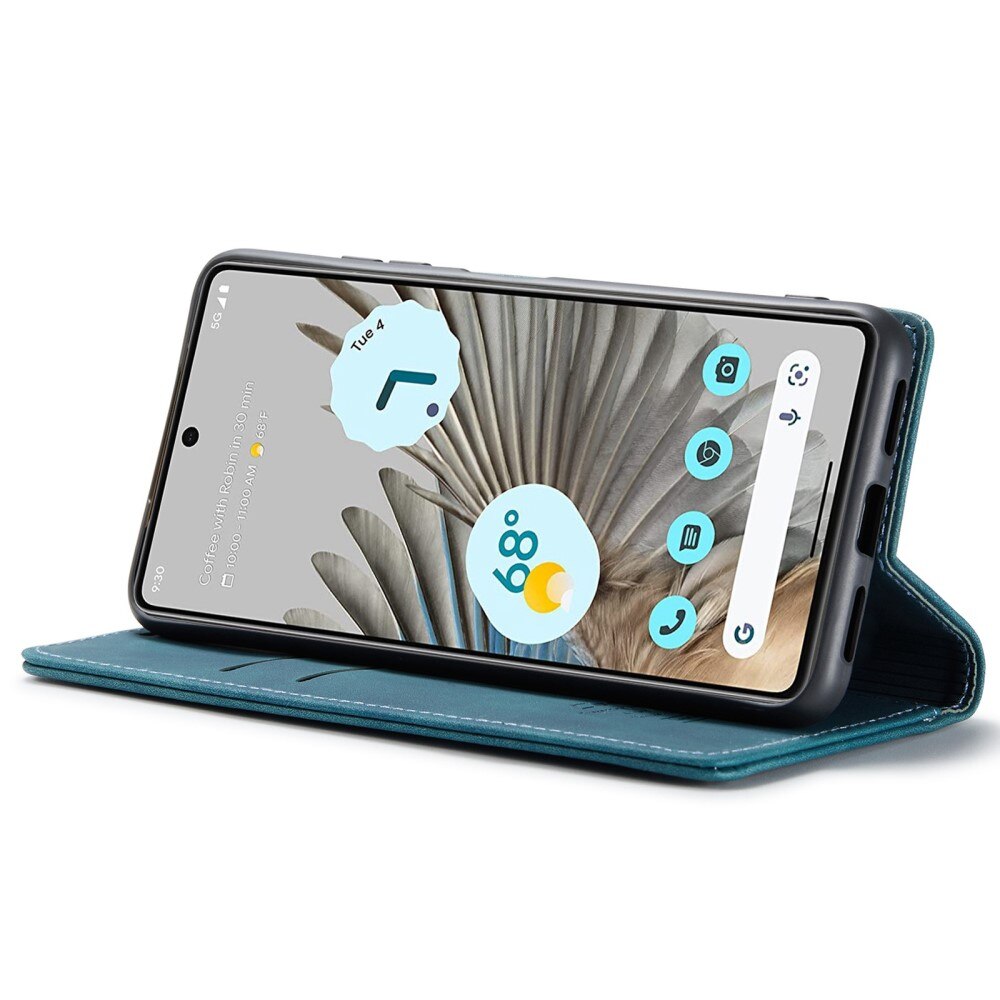 Étui portefeuille mince Google Pixel 7 Pro, Bleu