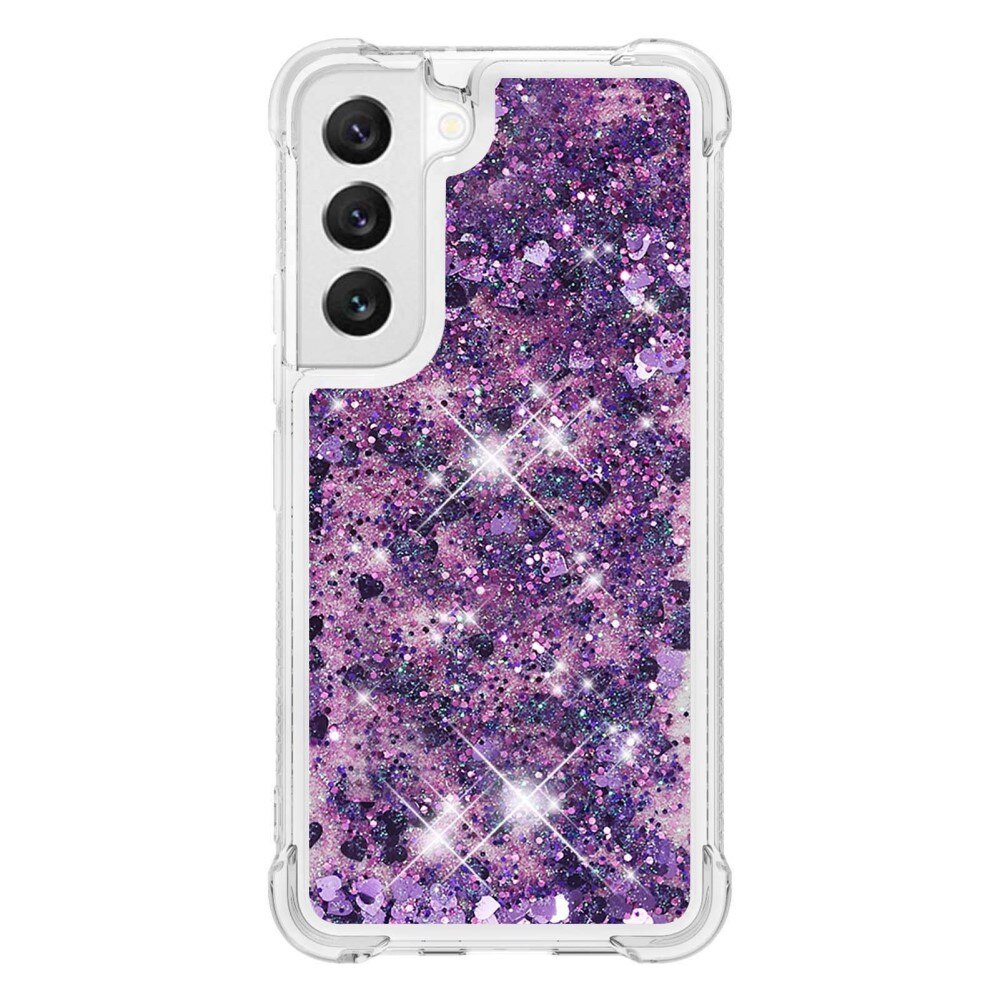 Coque Glitter Powder TPU Samsung Galaxy S23, violet