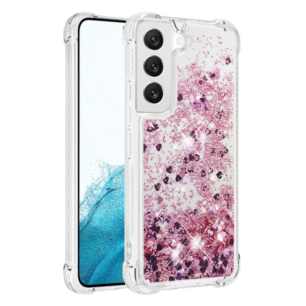 Coque Glitter Powder TPU Samsung Galaxy S23, rose