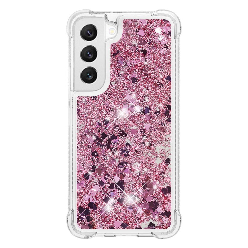 Coque Glitter Powder TPU Samsung Galaxy S23, rose