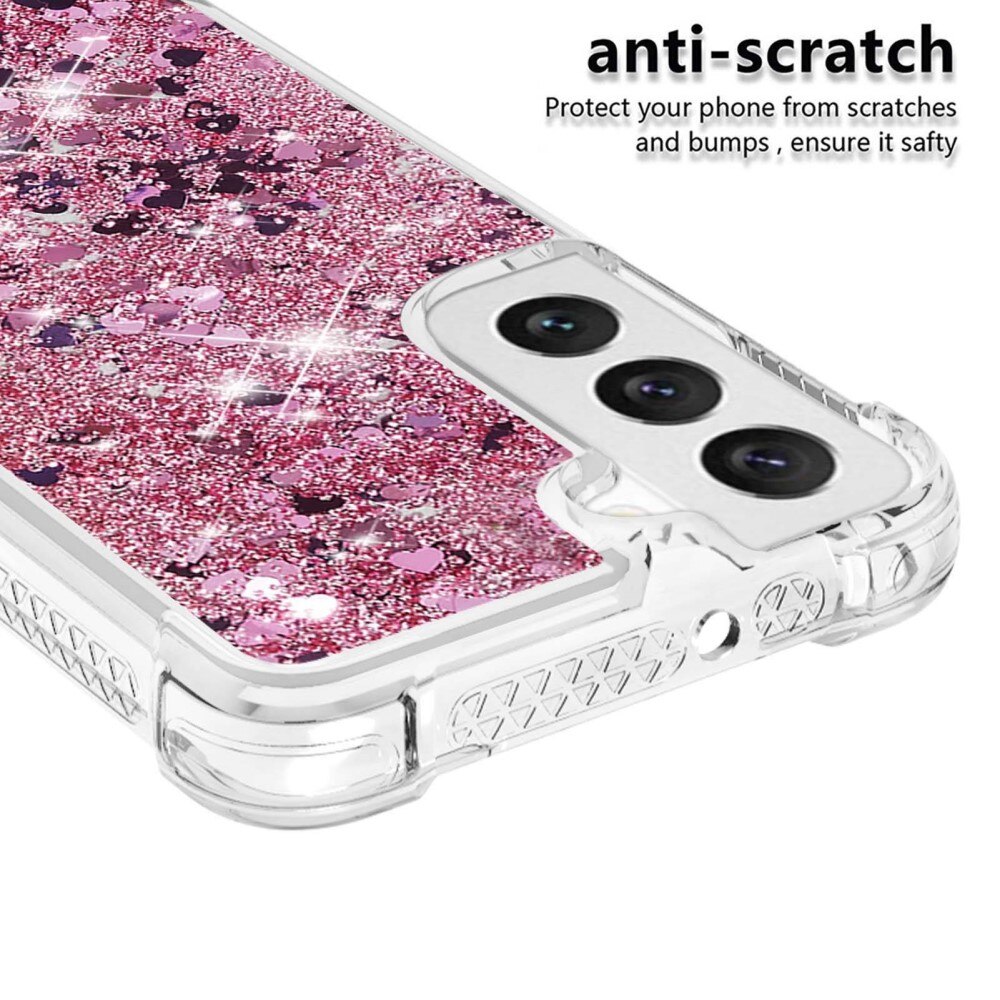Coque Glitter Powder TPU Samsung Galaxy S23, rose