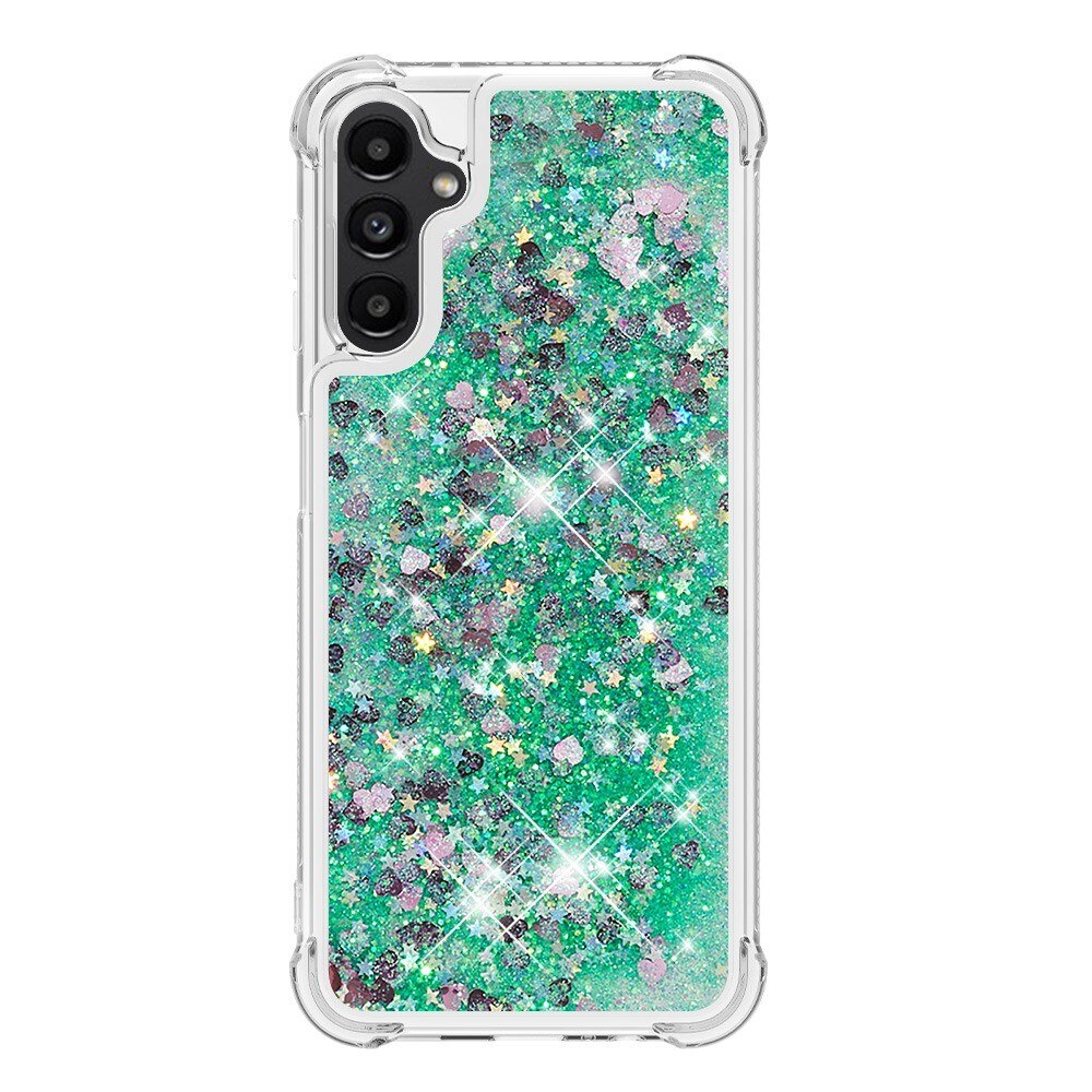 Coque Glitter Powder TPU Samsung Galaxy A14, vert