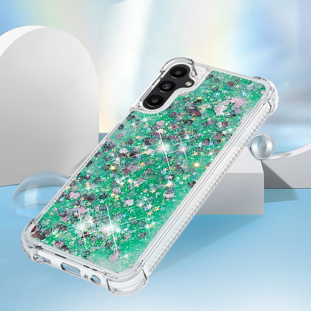 Coque Glitter Powder TPU Samsung Galaxy A14, vert