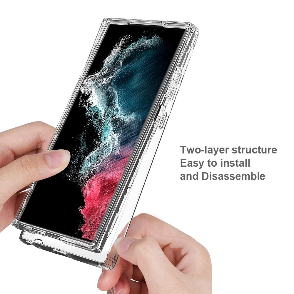 Coque de couverture complète Samsung Galaxy S23 Ultra, Transparent