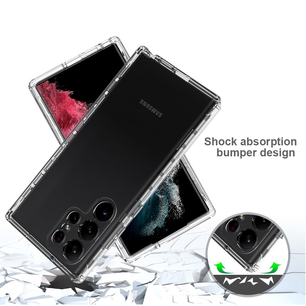 Coque de couverture complète Samsung Galaxy S23 Ultra, Transparent