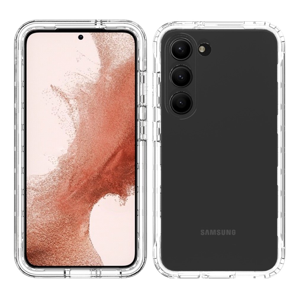 Coque de couverture complète Samsung Galaxy S23 Plus, transparent