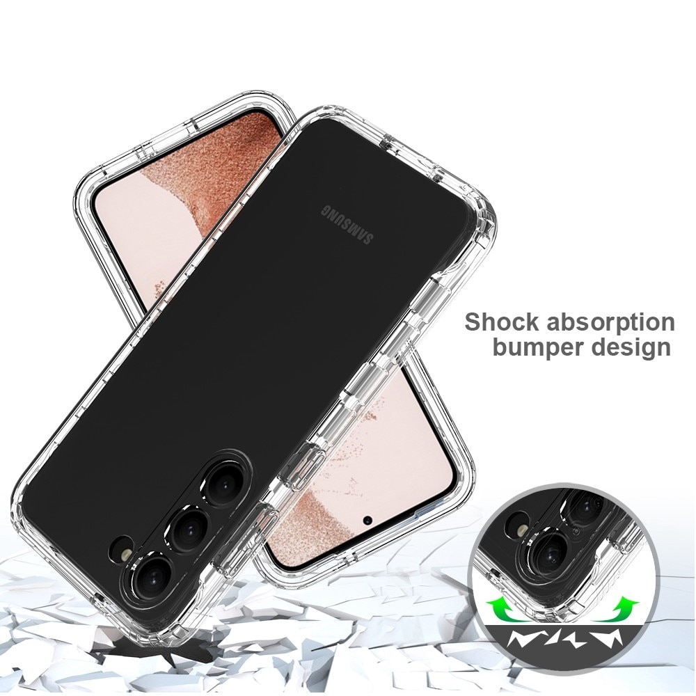Coque de couverture complète Samsung Galaxy S23 Plus, transparent