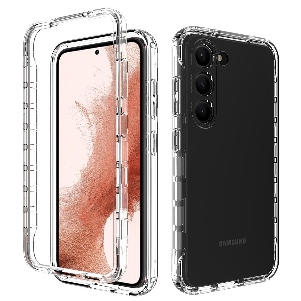 Coque de couverture complète Samsung Galaxy S23, Transparent