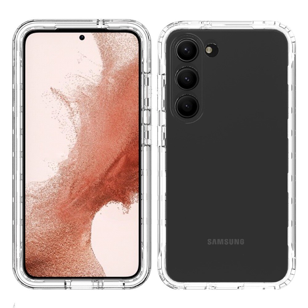 Coque de couverture complète Samsung Galaxy S23, Transparent
