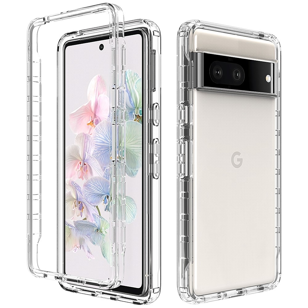 Coque de couverture complète Google Pixel 7 transparent