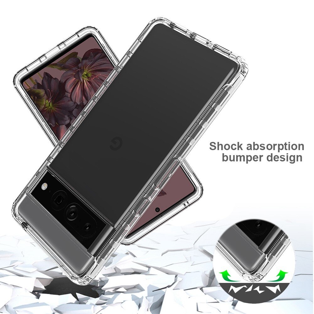 Coque de couverture complète Google Pixel 7 Pro, Transparent