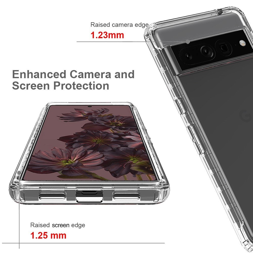 Coque de couverture complète Google Pixel 7 Pro transparent