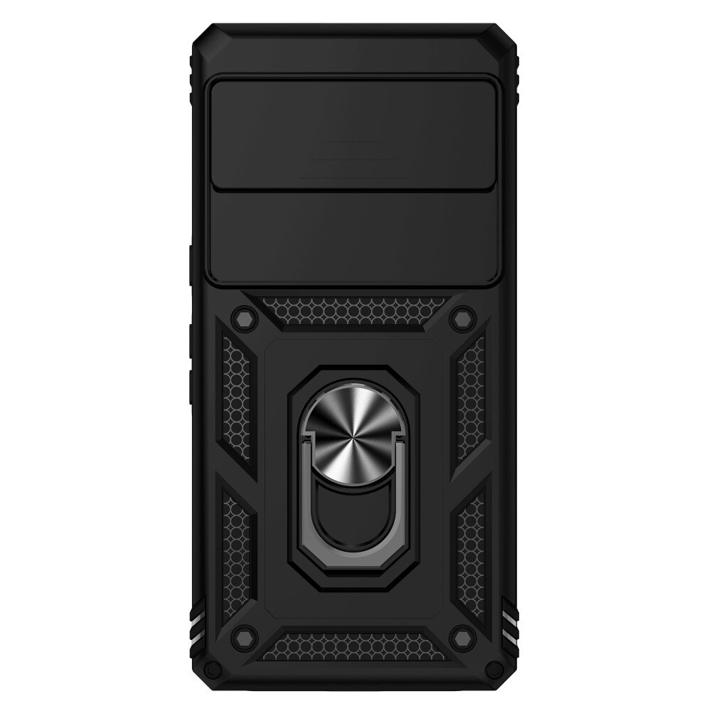 Coque Hybride Ring avec Protège Caméra Google Pixel 7 Pro, Noir