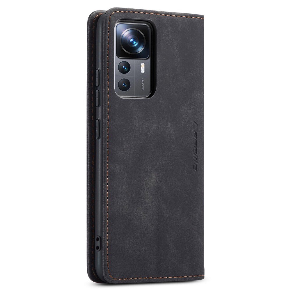 Étui portefeuille mince Xiaomi 12T/12T Pro, Noir