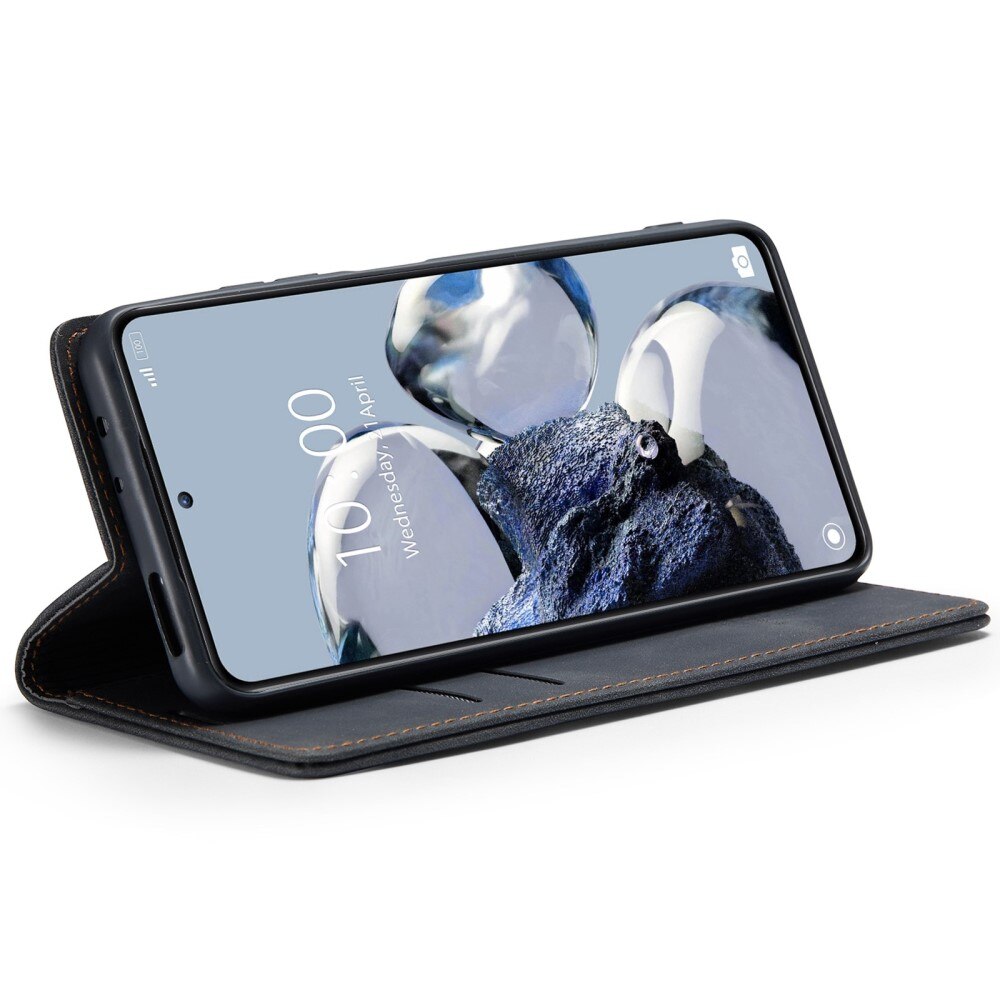 Étui portefeuille mince Xiaomi 12T/12T Pro, Noir