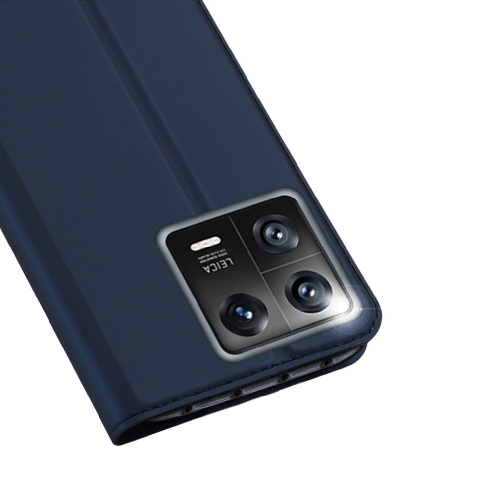 Étui portefeuille Skin Pro Series Xiaomi 13, Bleu