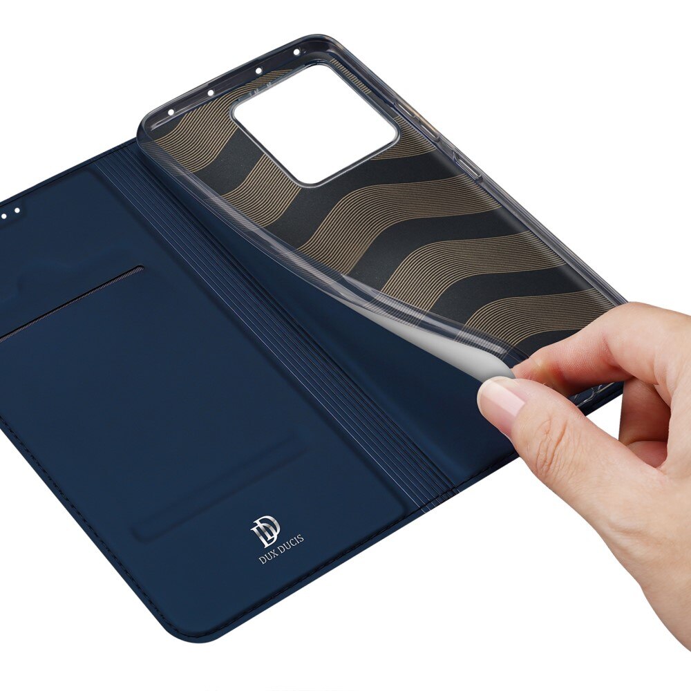 Étui portefeuille Skin Pro Series Xiaomi 13, Bleu