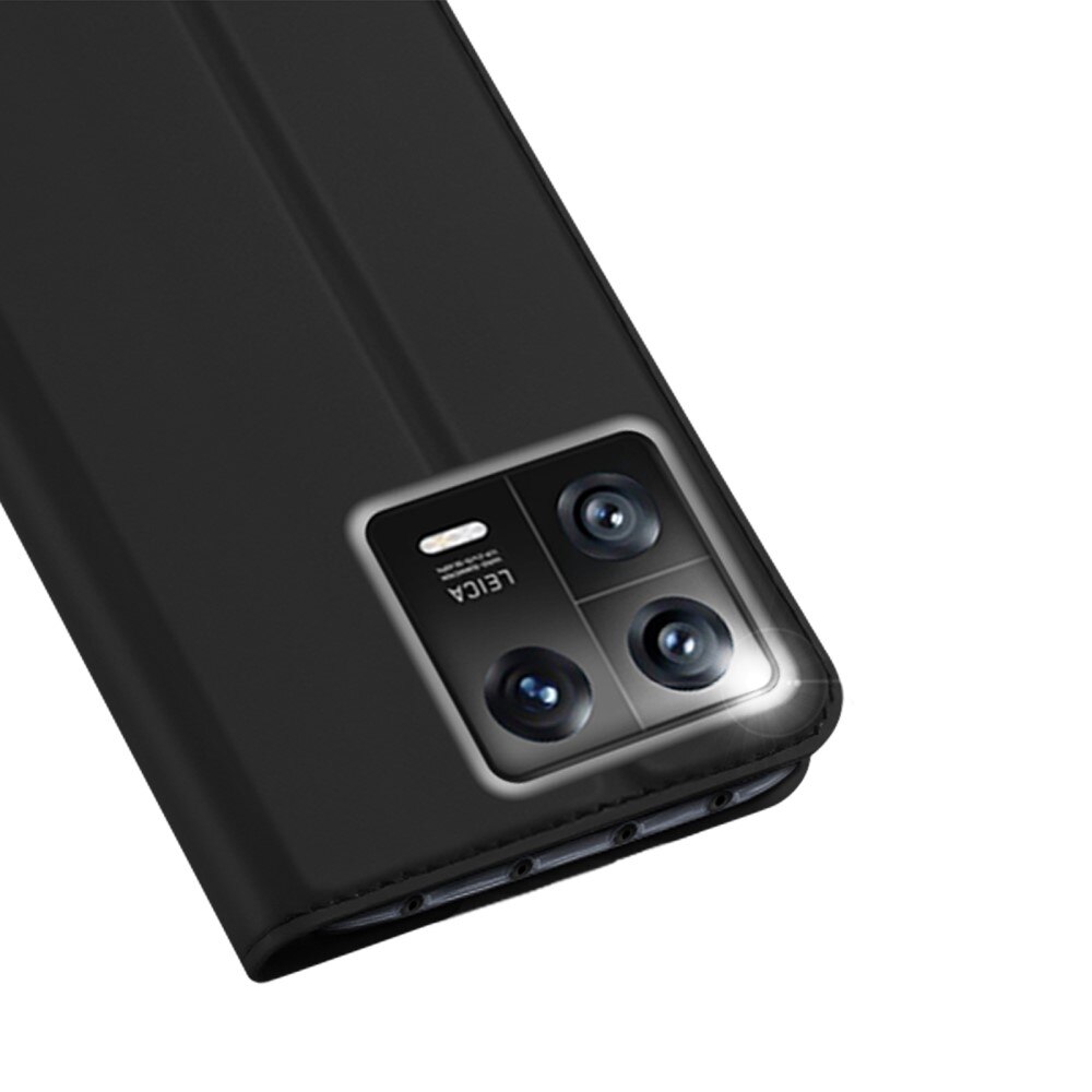 Étui portefeuille Skin Pro Series Xiaomi 13, Noir