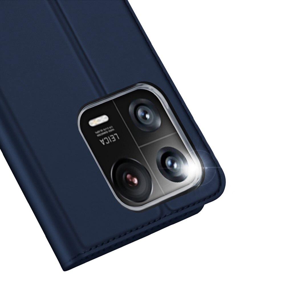 Étui portefeuille Skin Pro Series Xiaomi 13 Pro, Bleu