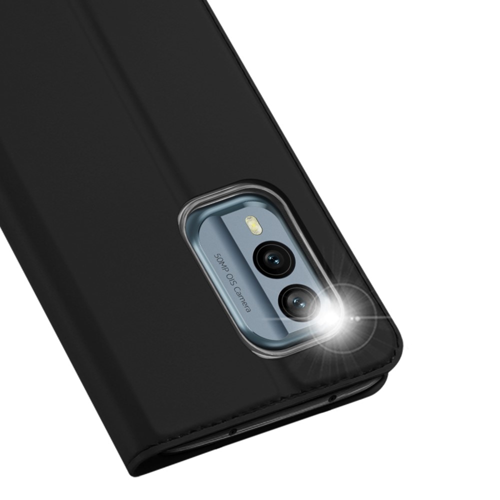 Étui portefeuille Skin Pro Series  Nokia X30, Noir