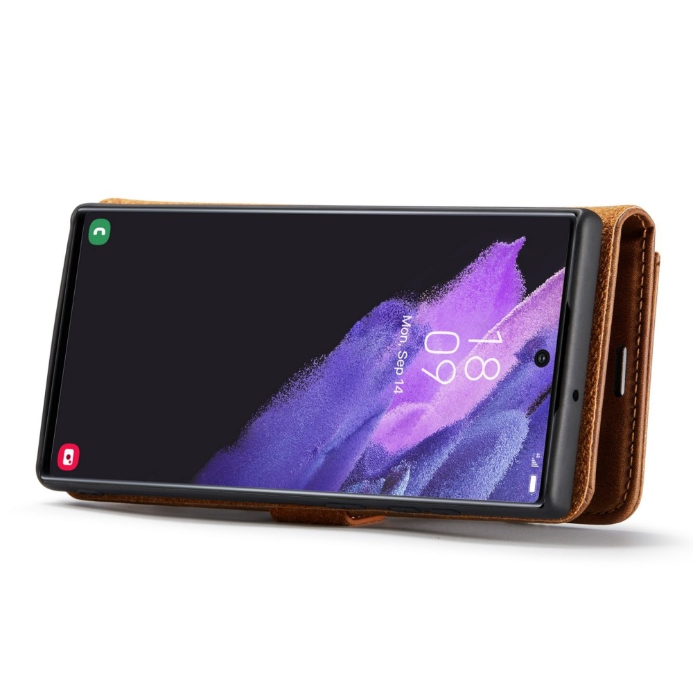 Étui portefeuille Magnet Wallet Samsung Galaxy S23 Ultra, Cognac