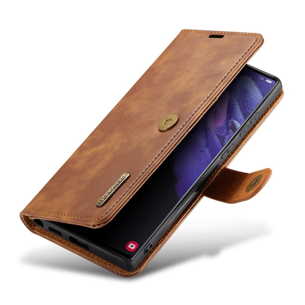 Étui portefeuille Magnet Wallet Samsung Galaxy S23 Ultra, Cognac