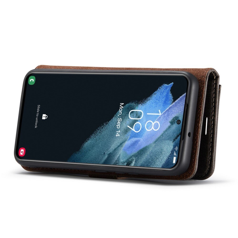 Étui portefeuille Magnet Wallet Samsung Galaxy S23 Plus, Brown
