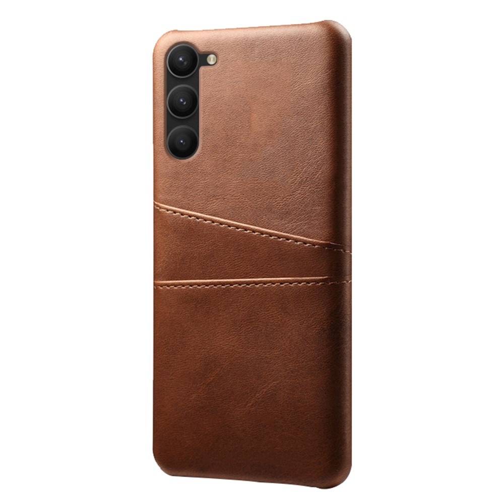 Coque Card Slots Samsung Galaxy S23, Marron