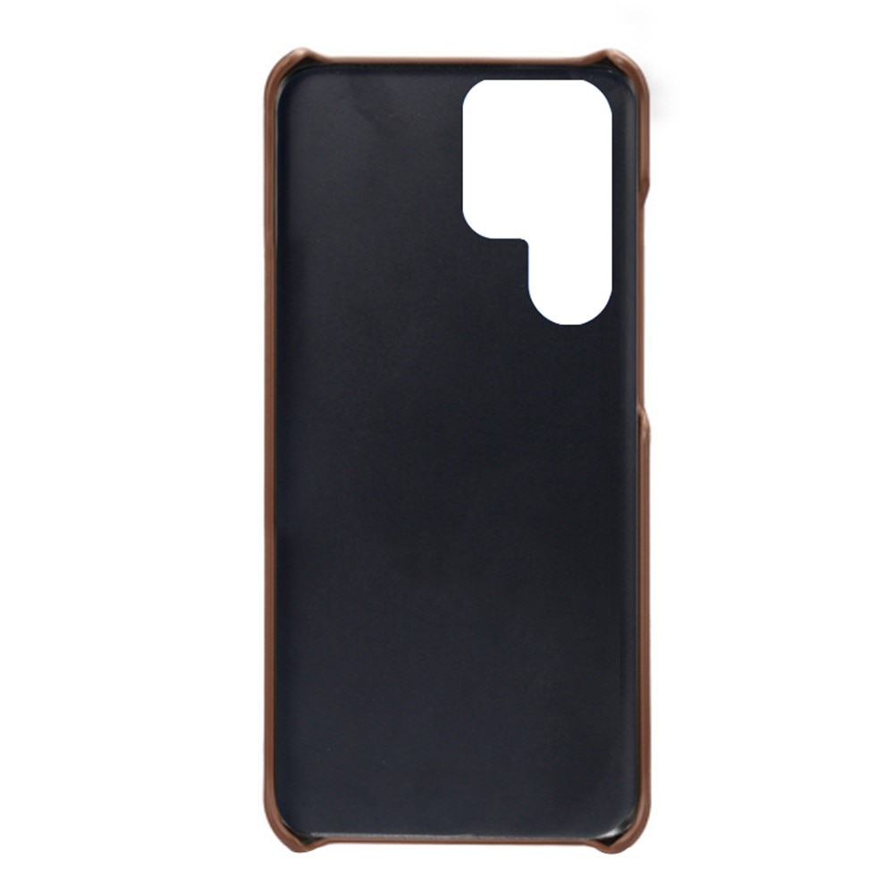 Coque Card Slots Samsung Galaxy S23 Ultra, Marron