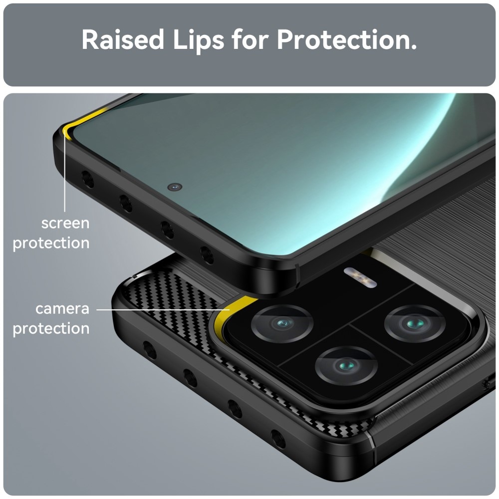 Coque TPU Brushed Xiaomi 13 Pro, noir