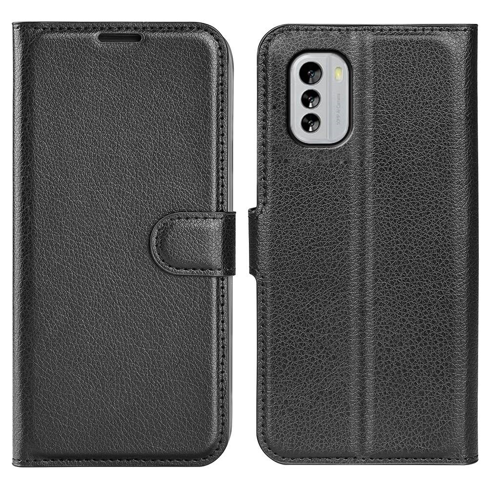 Coque portefeuille Nokia G60, noir