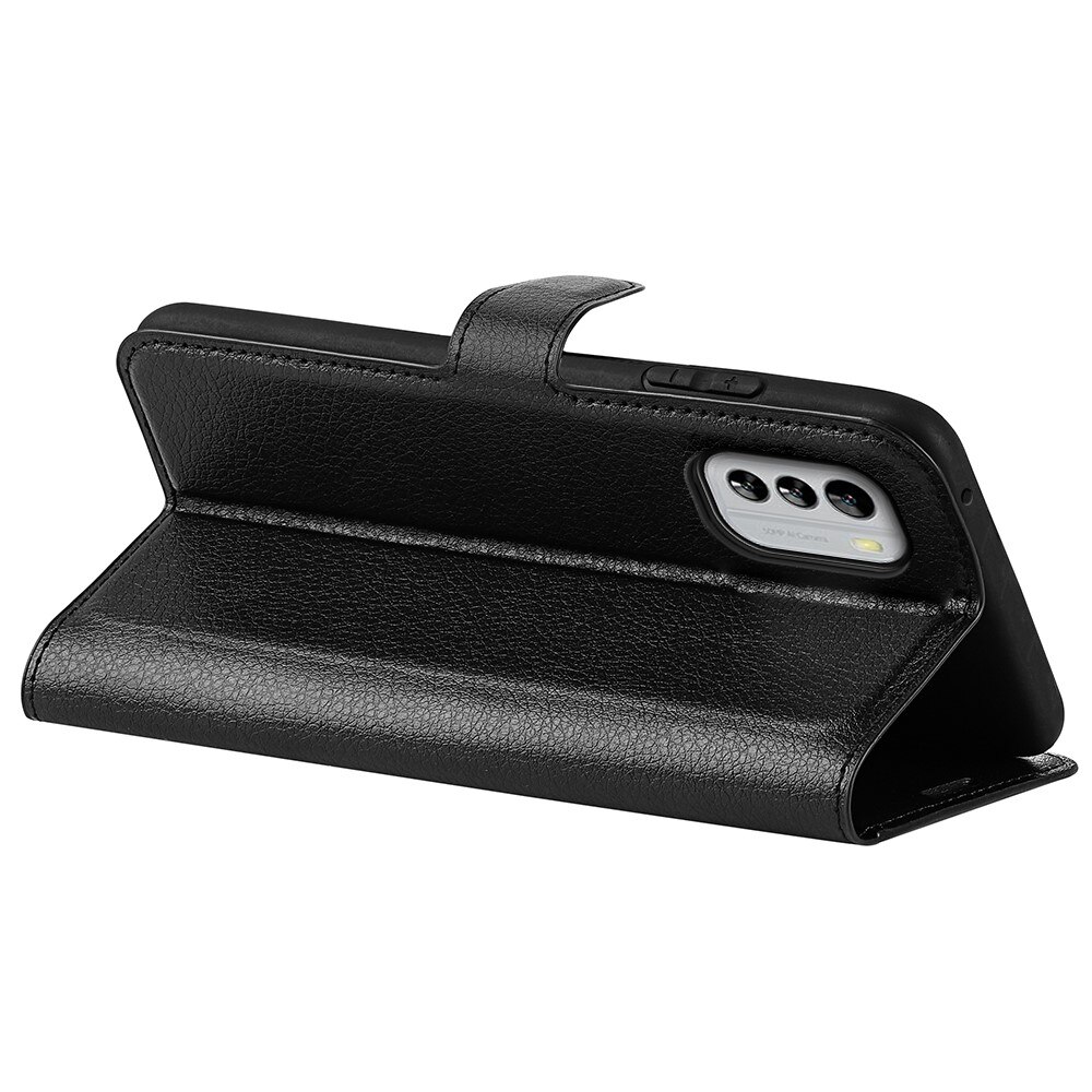 Coque portefeuille Nokia G60, noir