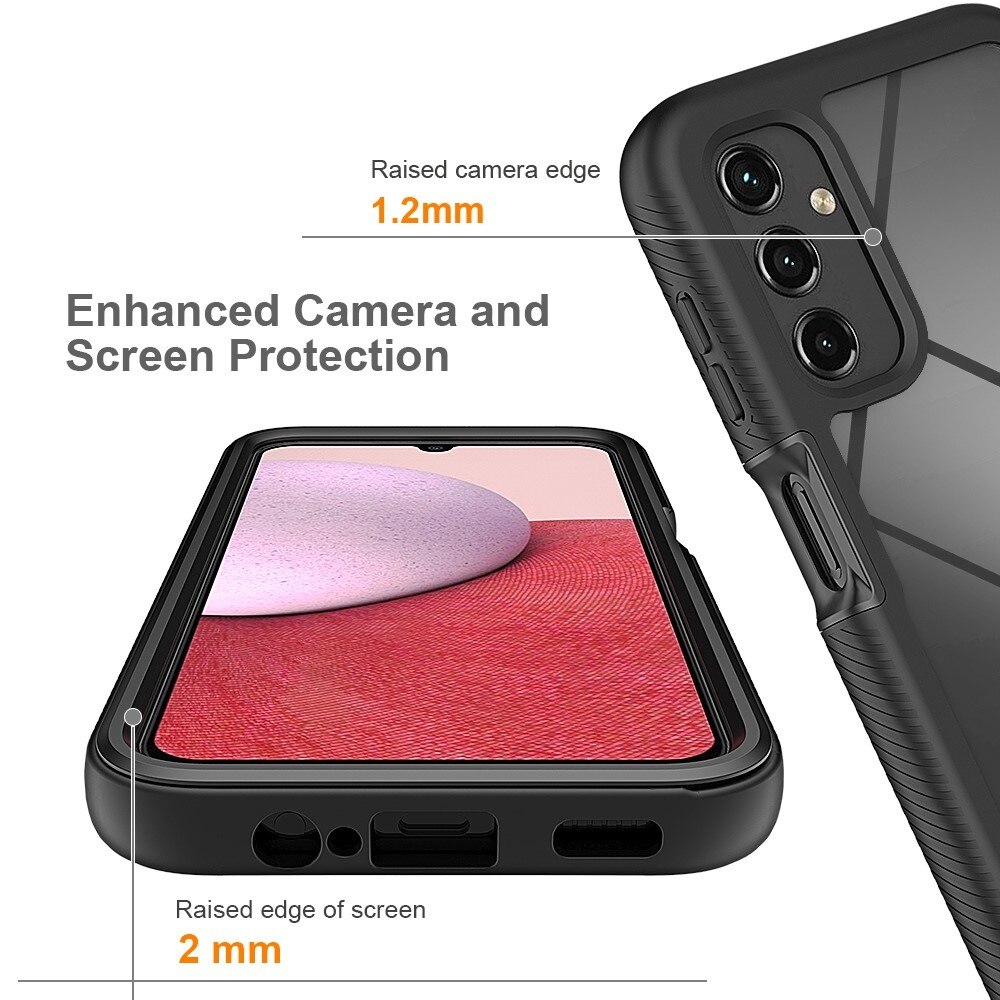 Coque de couverture complète Samsung Galaxy A14, Noir
