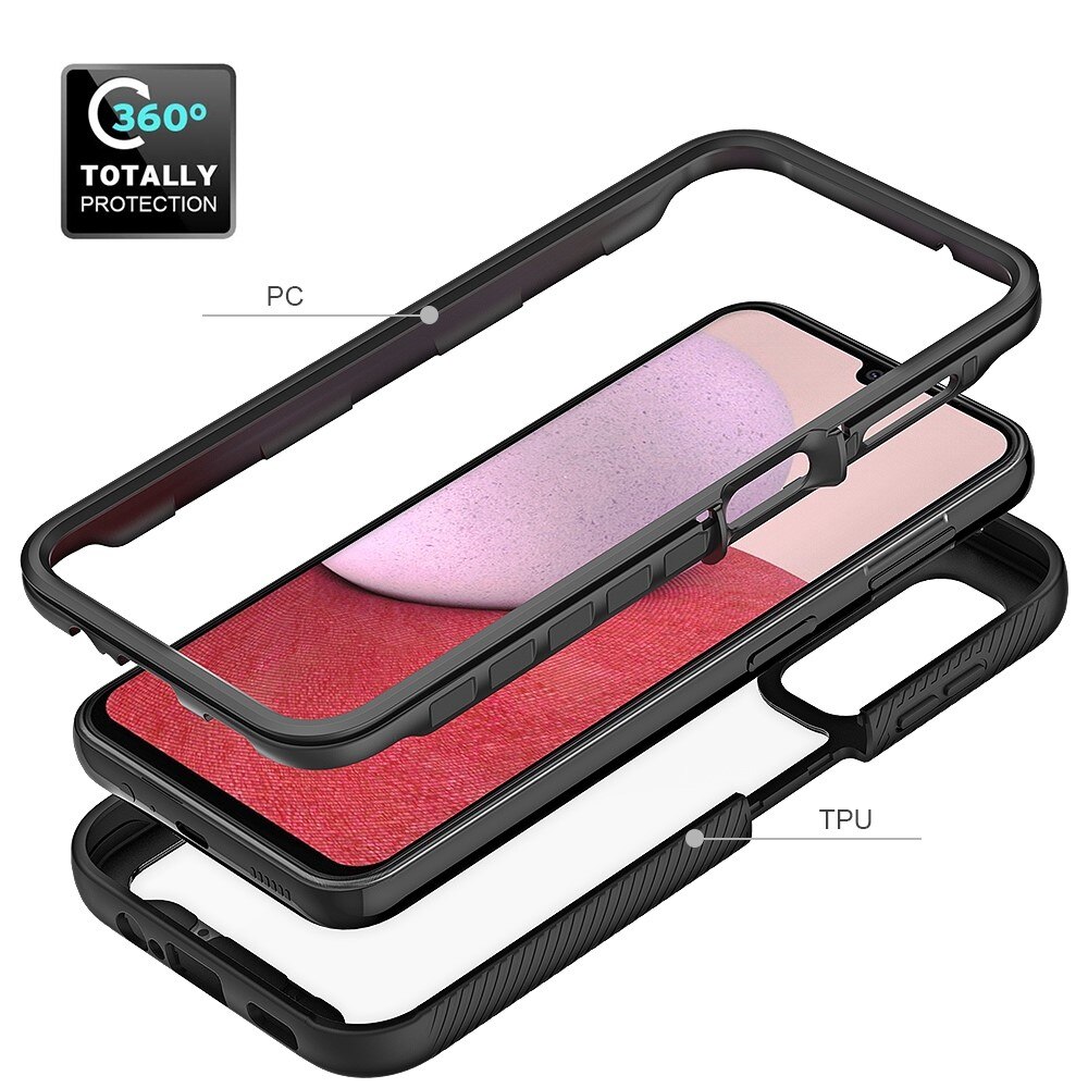 Coque de couverture complète Samsung Galaxy A14, Noir