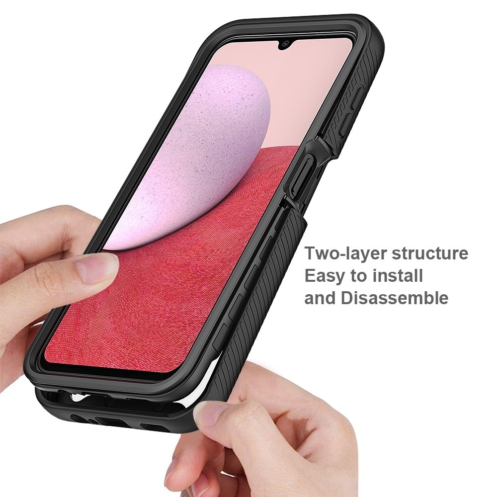 Coque de couverture complète Samsung Galaxy A14, Noir