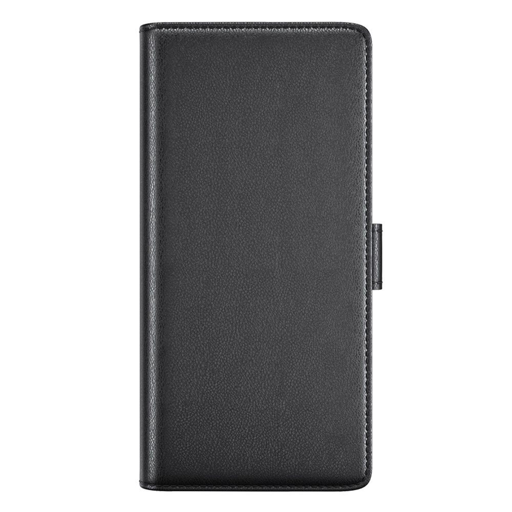 Étui en cuir veritable Xiaomi Redmi Note 12, noir