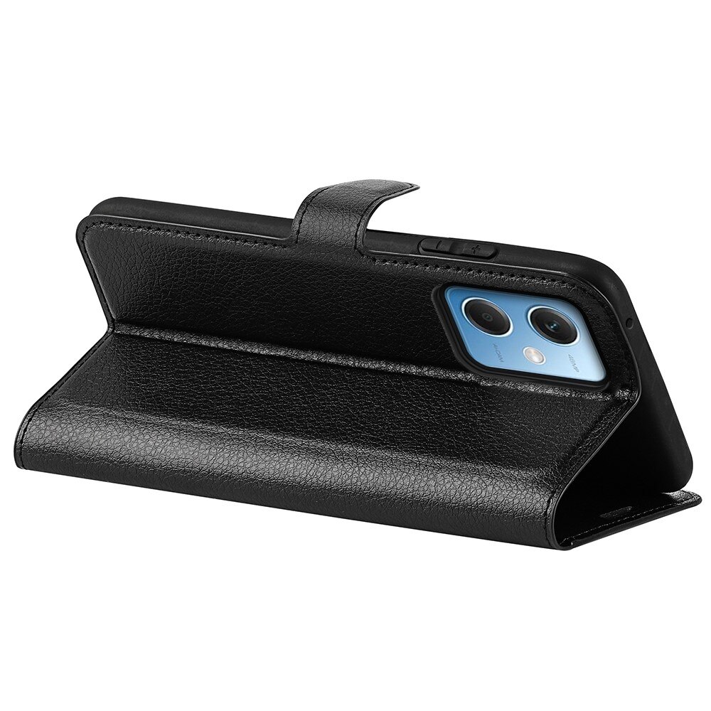 Coque portefeuille Xiaomi Redmi Note 12, Noir