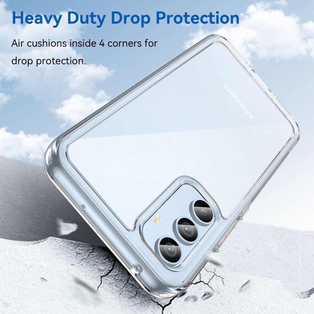 Coque hybride pour Samsung Galaxy A54, transparent