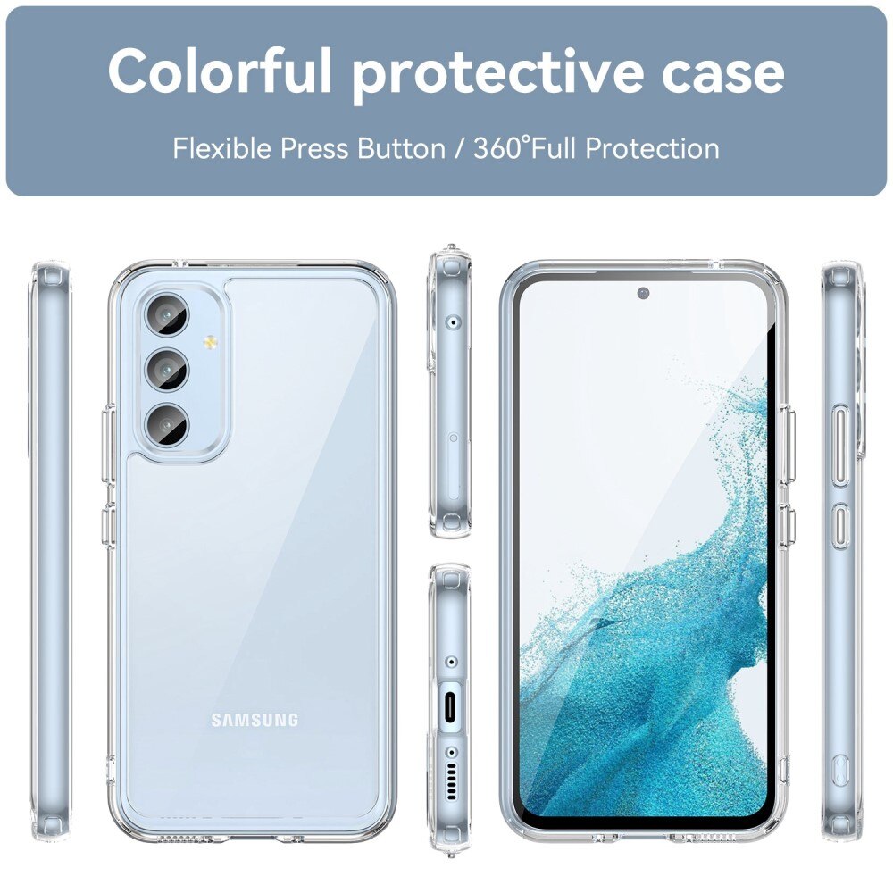Coque hybride pour Samsung Galaxy A54, transparent