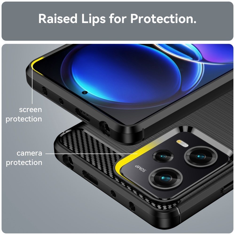 Coque TPU Brushed Xiaomi Redmi Note 12 Pro, [FÄRG}