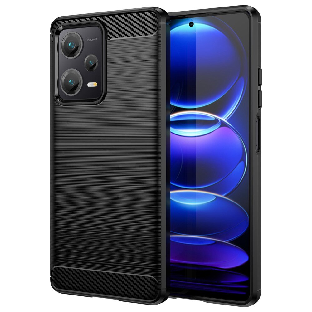 Coque TPU Brushed Xiaomi Redmi Note 12 Pro Plus, Black