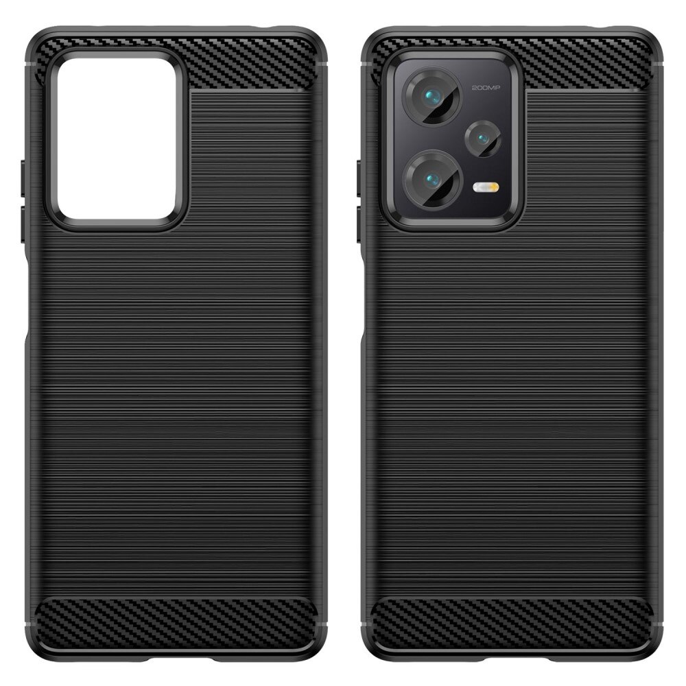 Coque TPU Brushed Xiaomi Redmi Note 12 Pro Plus, Black