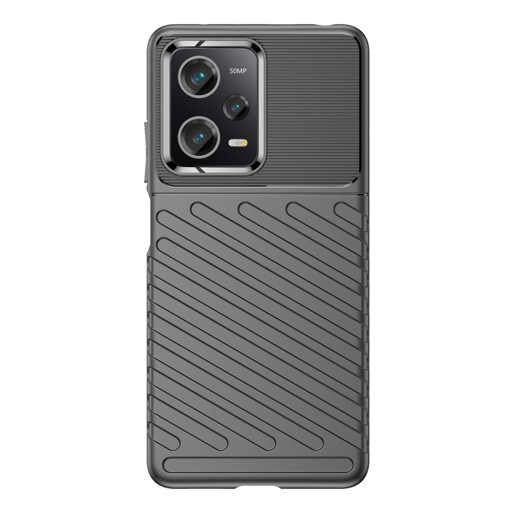 Coque Thunder TPU Xiaomi Redmi Note 12 Pro 5G, noir