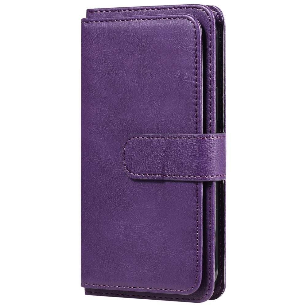 Coque portefeuille Multi-slot Samsung Galaxy S23 Ultra, violet