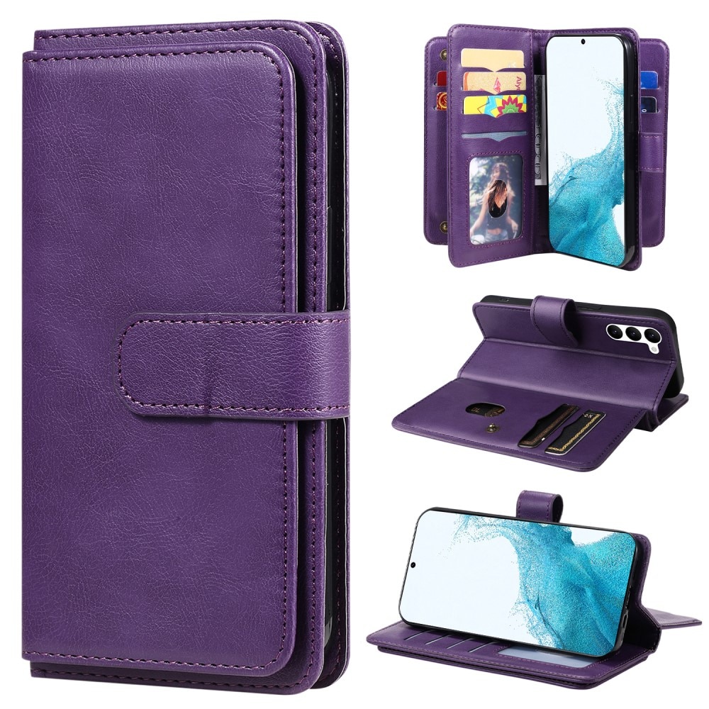 Coque portefeuille Multi-slot Samsung Galaxy S23, violet