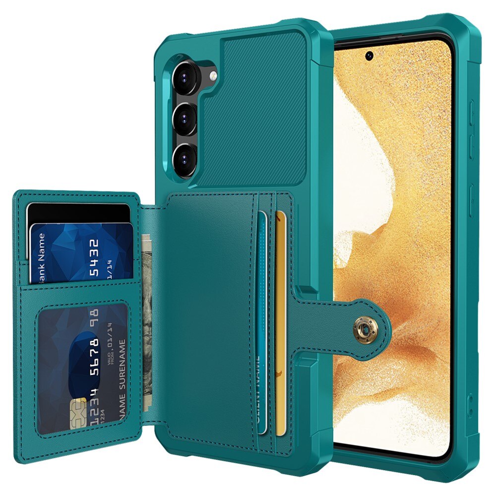 Coque porte-cartes Tough Multi-slot Samsung Galaxy S23, Vert